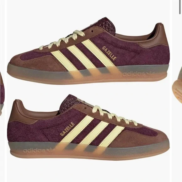 adidas Gazelle Indoor Maroon Almost Yellow - Picture 1 of 9